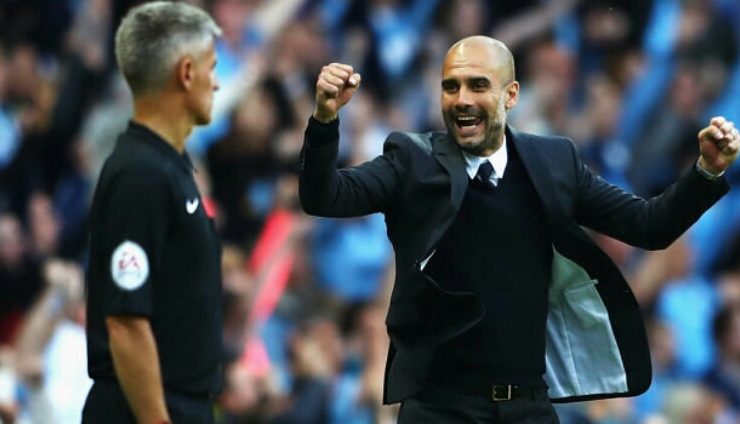 Guardiola responds to question about Man City winning the quadruple