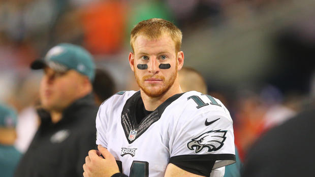 Philadelphia Eagles quarterback Carson Wentz. Dennis Wierzbicki-USA TODAY Sports