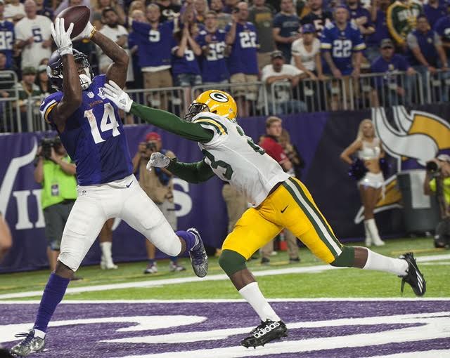 Vikings star Stefon Diggs grabs game winning TD