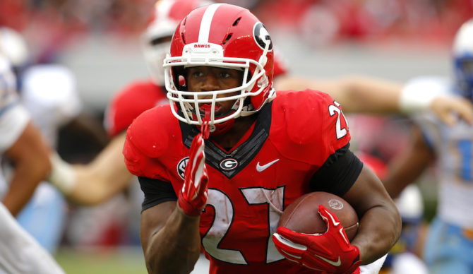 Leonard Fournette Nick Chubb Both Run For 200 Or More Yards