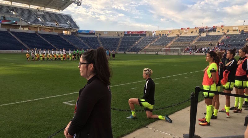 Washington Spirit plays Anthem early to prevent Megan Rapinoe from taking a knee