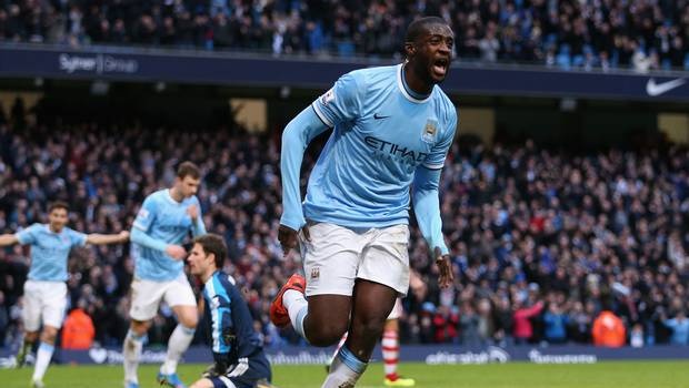 Manchester City midfielder Yaya Toure