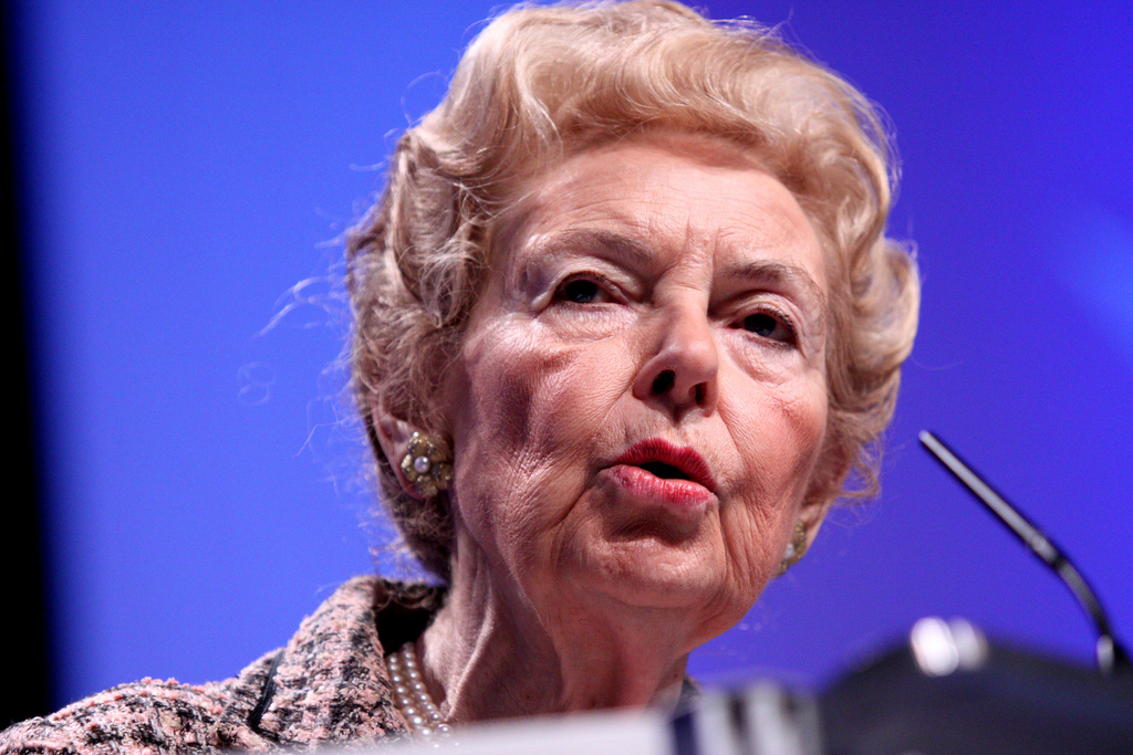 Phyllis Schlafly, conservative icon and foe of ERA, dies at 92