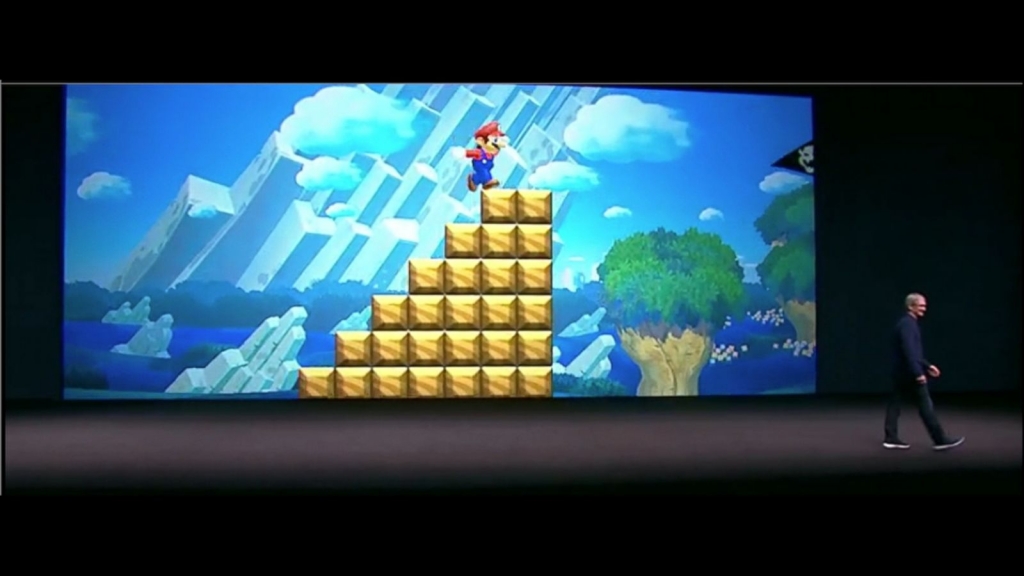 During the live Apple event on Wednesday Apples CEO Tim Cook confirmed that Nintendo Mario will come to iOS first