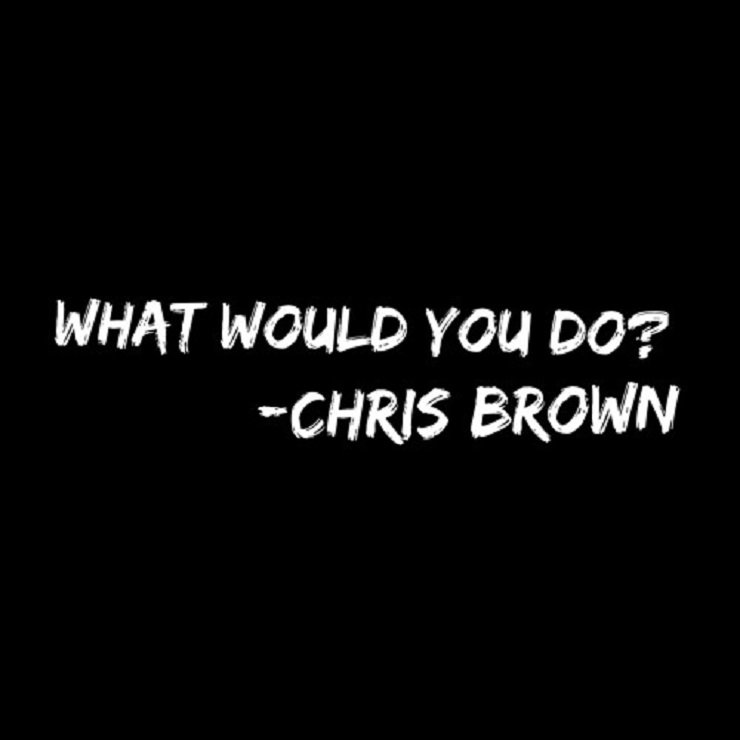 Chris Brown Releases New'What Would You Do? Single