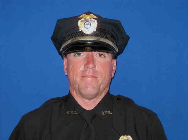 Alamogordo Police Departmet shows Alamogordo police Officer Clint Corvinus. Corvinus 33 was shot and killed Friday Sep