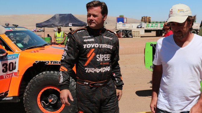 Robby Gordon with Johnny Campbell