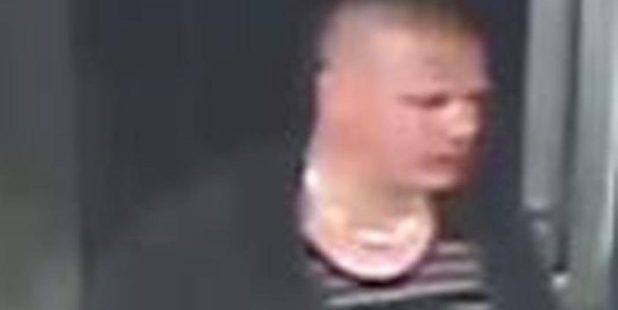 Police have released a CCTV image of the man they are looking to speak to in connection with the attack