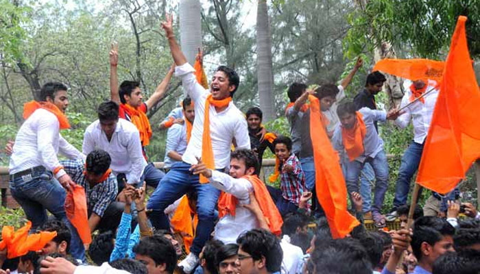 Delhi University JNU students union polls Voting underway 'close contest&#039, say observers