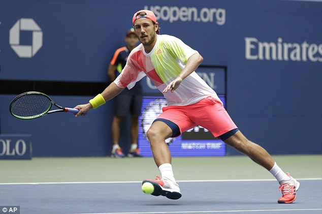 Pouille appeared slightly jaded after playing three consecutive five-set matches