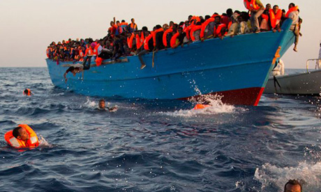 Thousands of migrants and refugees were rescued Monday morning