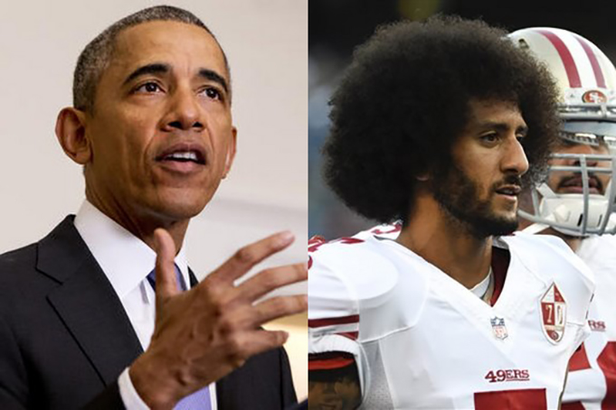 President Barack Obama weighs in on Colin Kaepernick’s anthem protest