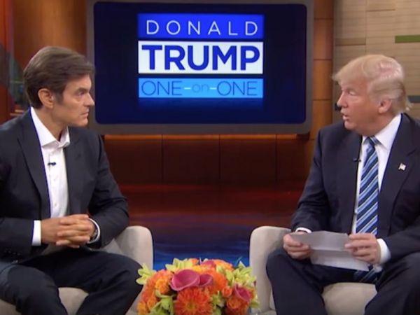 Donald Trump Before Dr. Oz Broadcast Releases Letter Saying He Is Overweight But in 'Excellent Physical Health&#039