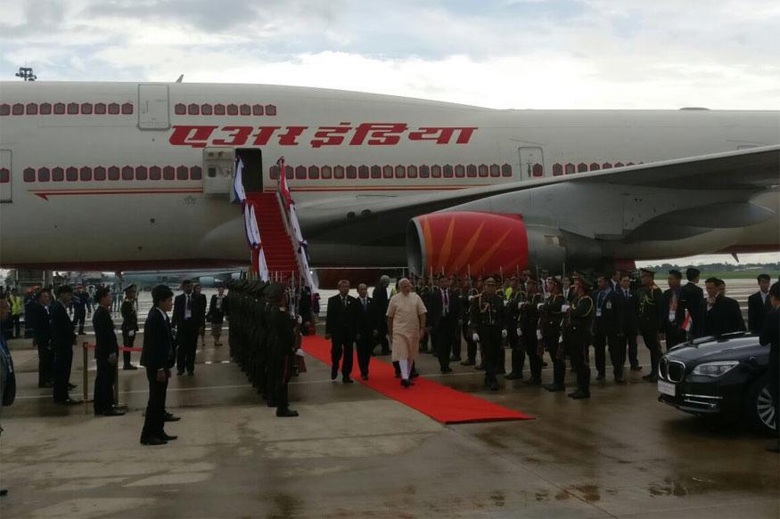 Narendra Modi Arrives in Laos to Attend ASEAN East Asia Summits