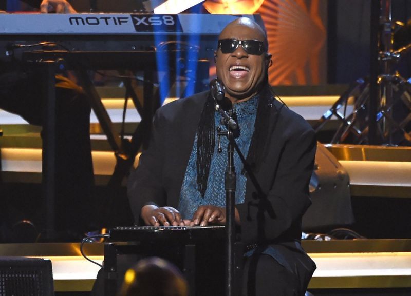 Stevie Wonder performs at the Los Angeles Convention Center in Los Angeles Ca. Wonder and members of Prince's inner circle will highlight a family-sanctioned Prince tribute concert in St. Paul on Oct. 13 201