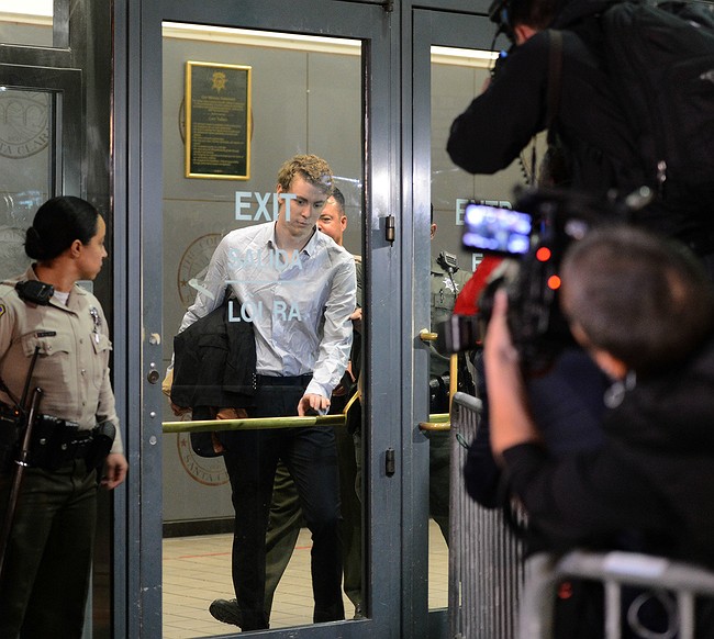 Ex-Stanford swimmer exits jail after serving half his term