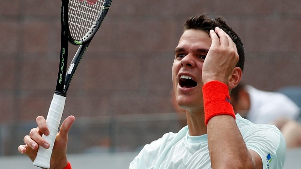 Canada's Milos Raonic seeded fifth at the U.S. Open lost his second-round match Wednesday to American Ryan Harrison ranked 120th in the world