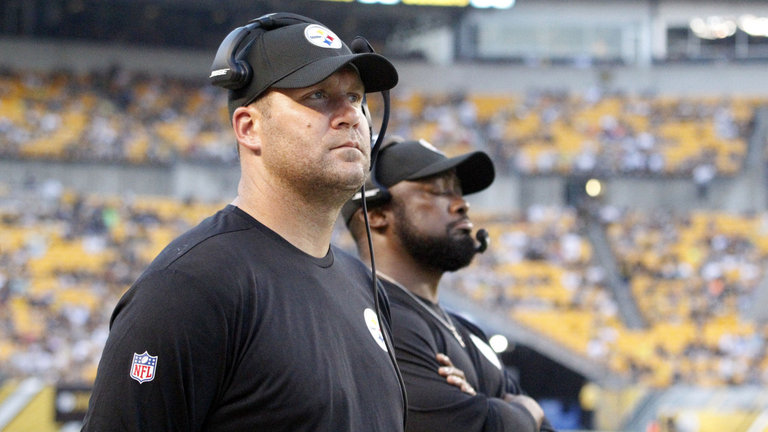 Quarterback Ben Roethlisberger and head coach Mike Tomlin will be without Le'veon Bell for the first three games