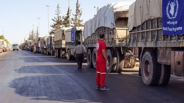 All UN aid convoys have been suspended after an air strike on Monday