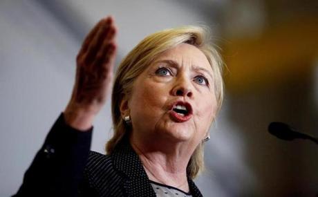 US Democratic presidential nominee Hillary Clinton