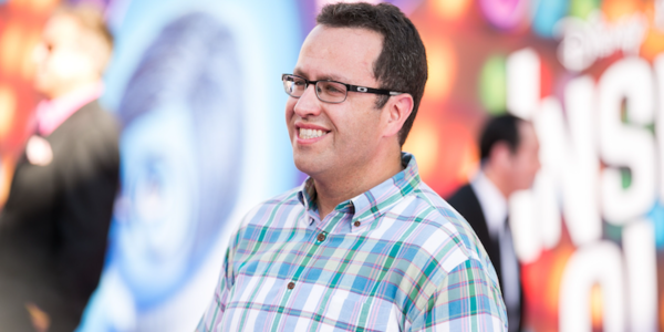 Jared Fogle at a press event