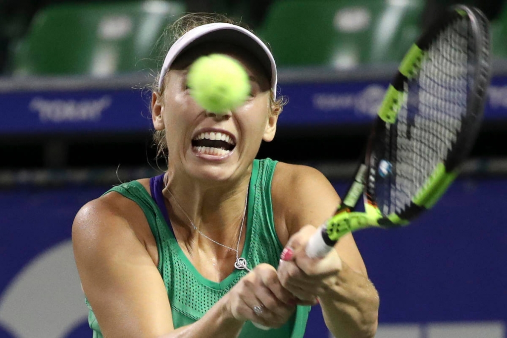 Radwanska rallies to win in Tokyo, Puig downs Kvitova