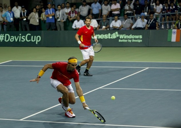 Rafael Nadal Marc Lopez Spain Davis Cup India