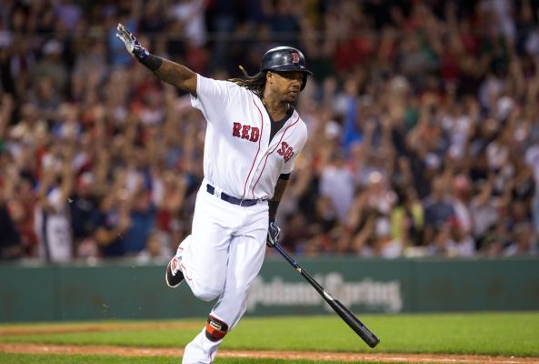 Hanley Ramirez starts his trip around the bases