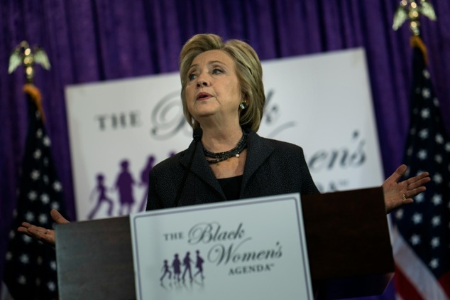 Democratic presidential nominee Hillary Clinton attends the Black Women's Agenda 39th Annual Symposium