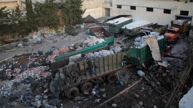 Red Cross postpones aid convoys after Aleppo attack