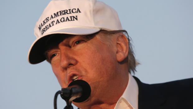 Republican presidential nominee Donald Trump appears at a campaign rally in Miami Florida US