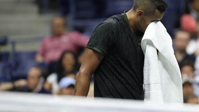 Kyrgios forced to retire hurt against Marchenko