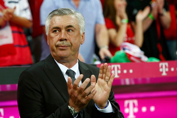 Bayern Munich's coach Carlo Ancelotti before the match