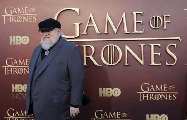 'The Winds of Winter author George R.R. Martin arrives in'Game of Thrones season premiere