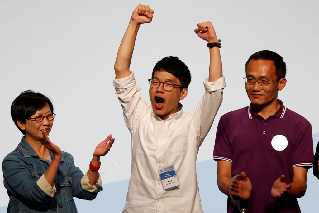 Reuters23-year-old Nathan Law rose to prominence during the 2014 student protests