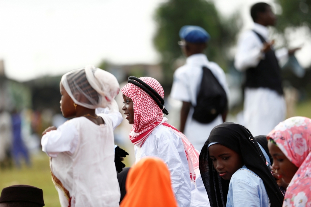 ReutersChildren attend prayers marking the Eid al Adha celebration at an open prayer ground in Lagos Nigeria