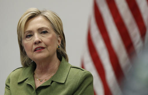 2016,Democratic presidential candidate Hillary Clinton speaks to media at John Jay College of Criminal Justice in New York. In his speech at the Republican National Convention Donald Trump made seven references to the conflic