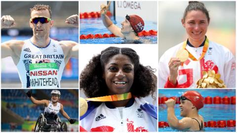 Richard Whitehead Hannah Cockroft Bethany Firth Dame Sarah Storey and Ellie Simmonds