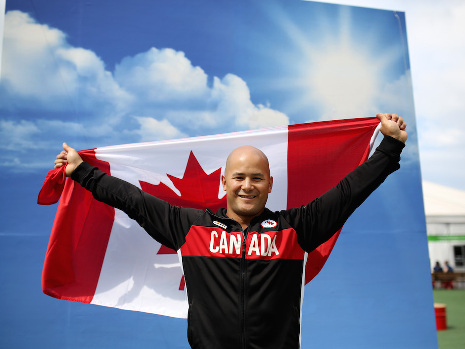 Wheelchair basketball player David Eng was named the flag bearer for the Canadian Paralympic Rio 2016 Opening Ceremonies in Rio De Janerio Brazil on Tuesday