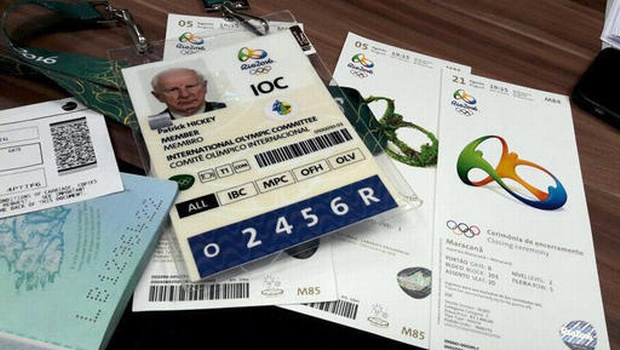 Patrick Hickey a member of the International Olympic Committee's executive board is accused of plotting with at least six others to illegally sell tickets for the Rio de Janeiro Olympics police said