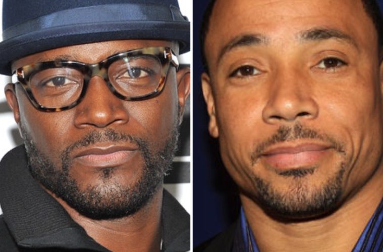 Taye Diggs and Rodney Harrison