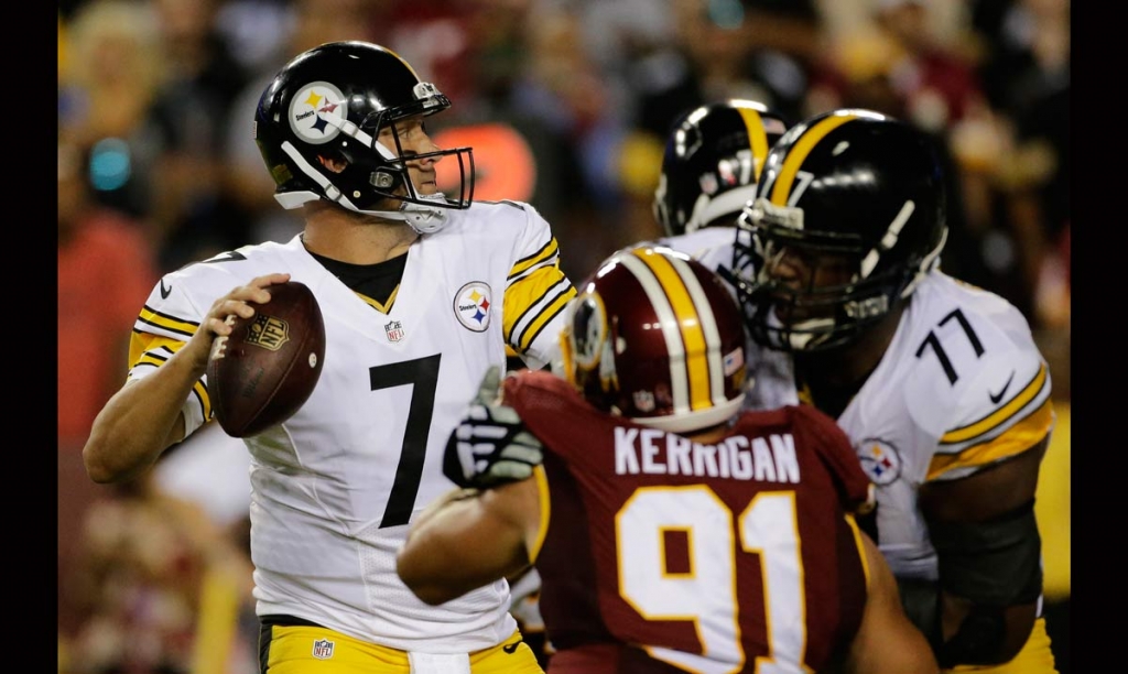 Redskins Football Ben Roethlisberger says all eyes will be on the matchup between Steelers receiver Antonio Brown and Washington Redskins cornerback Josh Norman above