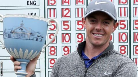 Rory Mc Ilroy won his first PGA Tour title for 16 months at the Deutsche Bank Championship