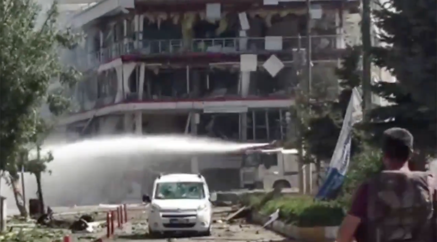 Blast Hits City of Van in Eastern Turkey