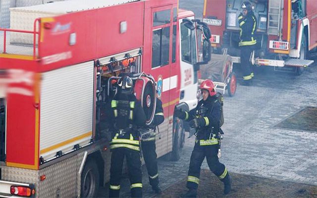 Massive fire kills eight firefighters in Russia