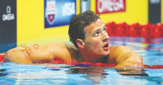 Ryan Lochte is ready to strap on his dancing shoes