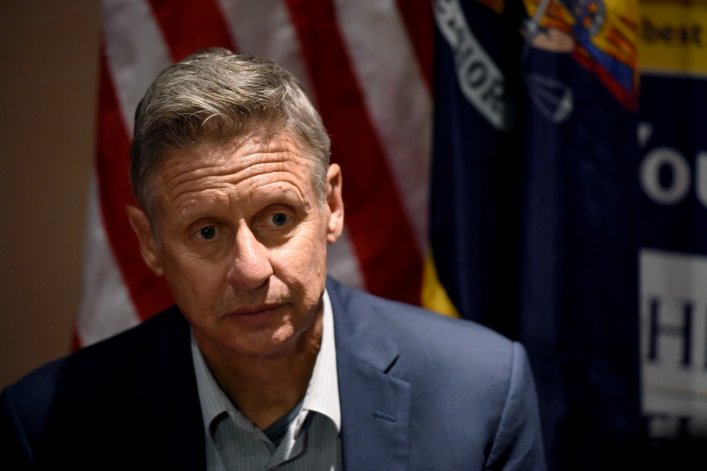 1. SRY GARY20 minutes ago Gary Johnson Won’t Be on Debate Stage Mark Kauzlarich  Reuters