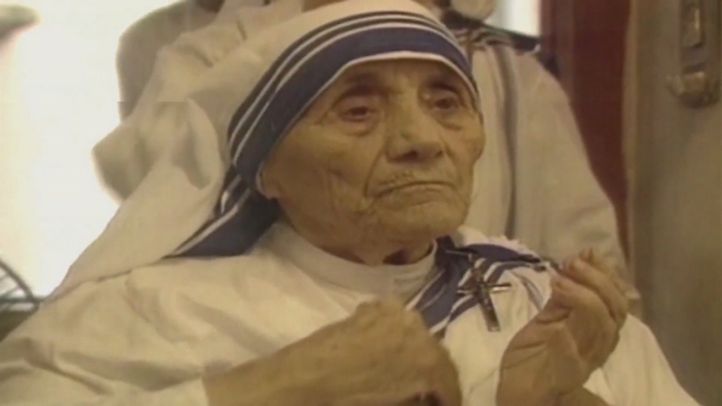 Mother Teresa honored as saint and model of mercy