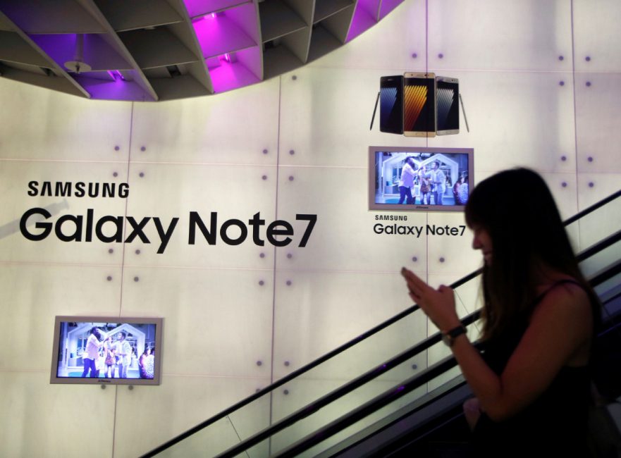 The Galaxy Note 7 phone went on sale in August to glowing reviews but has now become Samsung’s biggest crisis in years