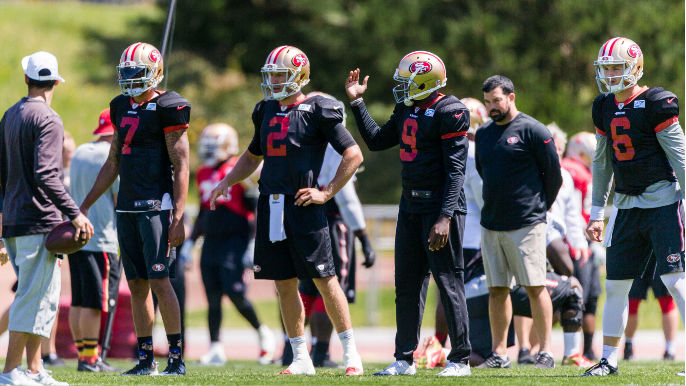 Niners quarterbacks